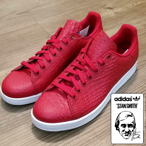 Adidas Originals Stan Smith Reptile Red AQ2729 NWT Adidas Originals Stan Smith Reptile Red AQ2729 NWT
